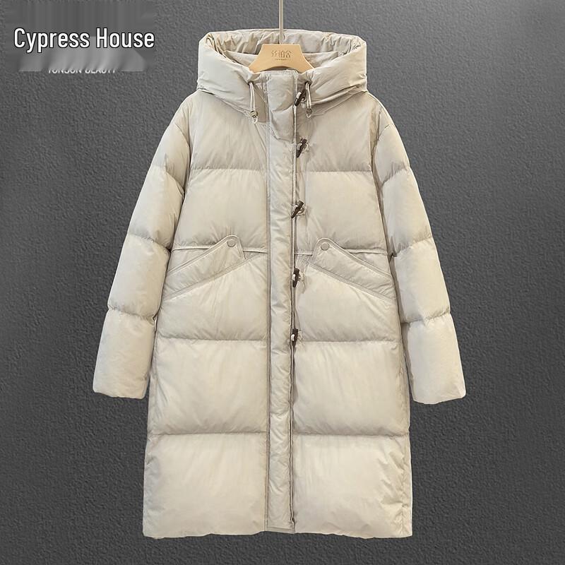 Sibaishe Women s Hooded 90% Down Mid-Length Puffer Jacket XL