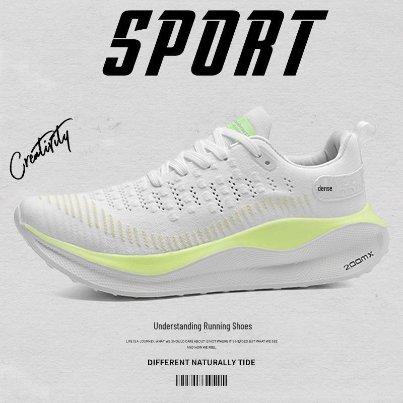 Nuove Scarpe da Corsa Marathon Ultra-Leggere e Traspiranti con Ammortizzazione e Suola Spessa