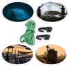 2Pcs Rope Tightener Tensioner Rope Ratchet TieDown Carabiner Hook Camping Tent Fastener