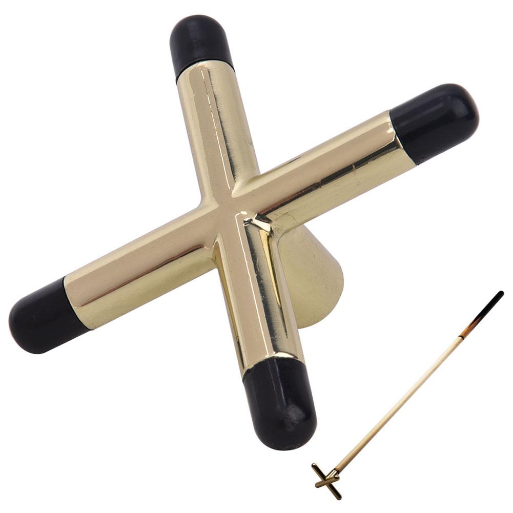 Metall Langlebig Rutschfest Billard Snooker Pool Queue Ablage Brückenkopfhalter Billardzubehör(Kreuz