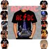 Verano Más Vendido Diseño Creativo Banda Patrón Impreso 3D Camiseta Punk Hip Hop