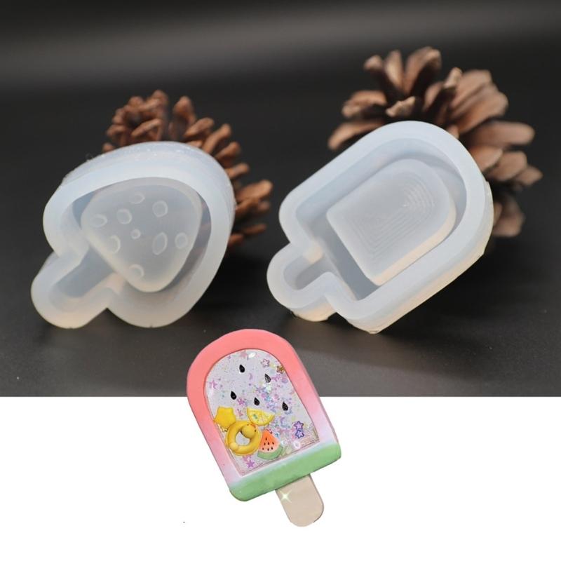 Quicksand Resin Moulds Unique Cup Shape Keychain Molds Resin Shaker Mould Cup Shape Quicksand Molds DIY Jewelry Pendant