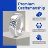 1ct D VVS1 Moissanite   CopperMan Ring Classics for Man Beautiful Fashion Wedding Engagement Jewelry Party Gifts