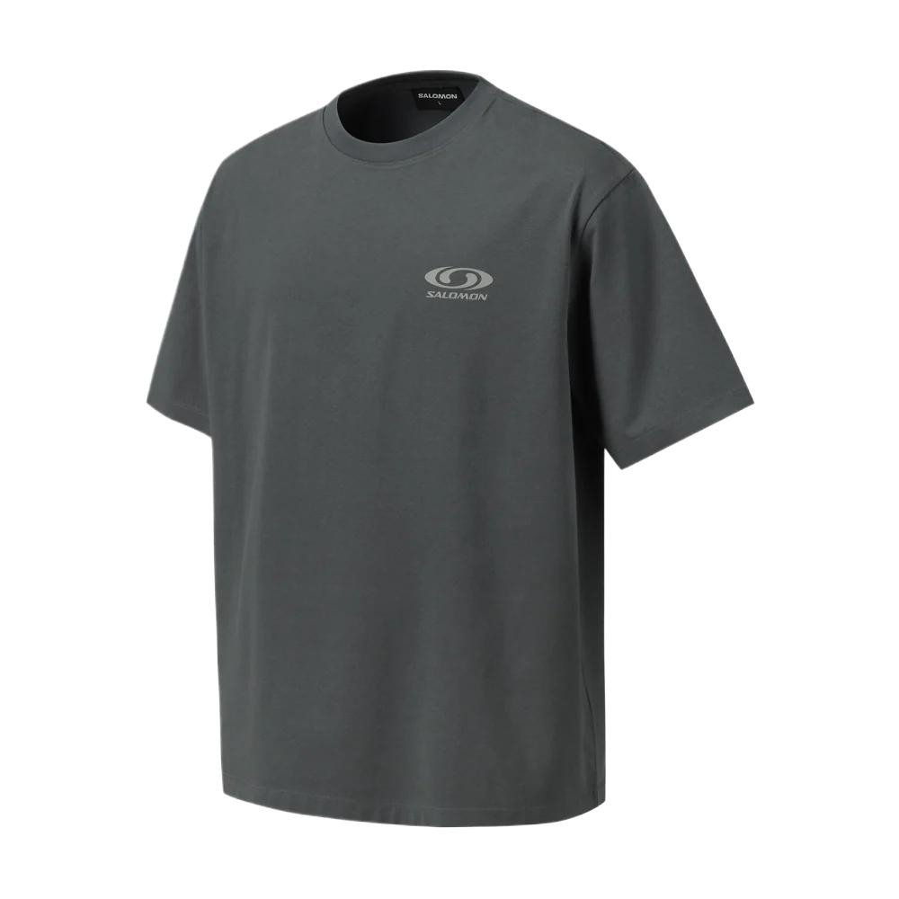 New SALOMON UNI SS25 LINK T Shirt Unisex Gray C28090