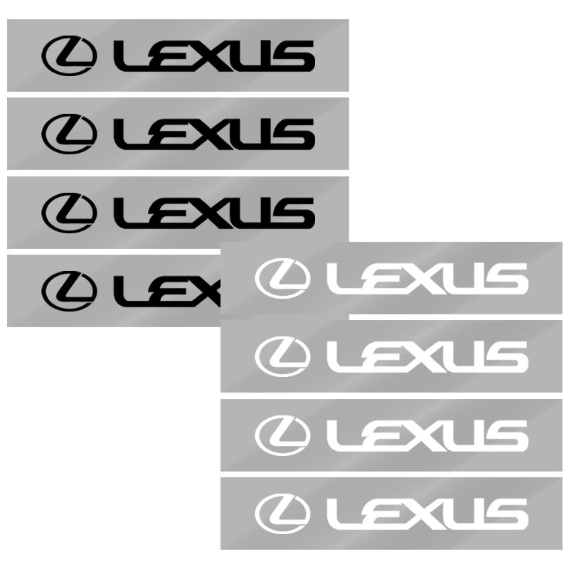 8Pcs/Set Car Door Sticker Auto Handle Anti Scratch Protection Film For Lexus RX330 IS250 Ct200h ES300h RX350 IS300h NX300h UX