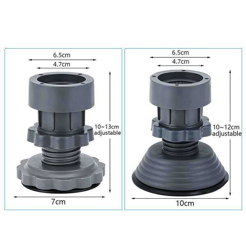 Anti Vibration Washing Machine Feet Pads Anti Slip Washer Dryer Feet Legs Stops Noise Moving Washing Machine Support Dampers