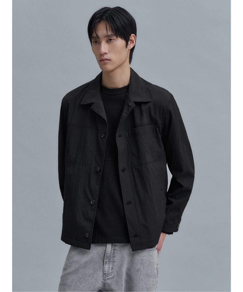Shift.G Utility Trucker Jacket Black
