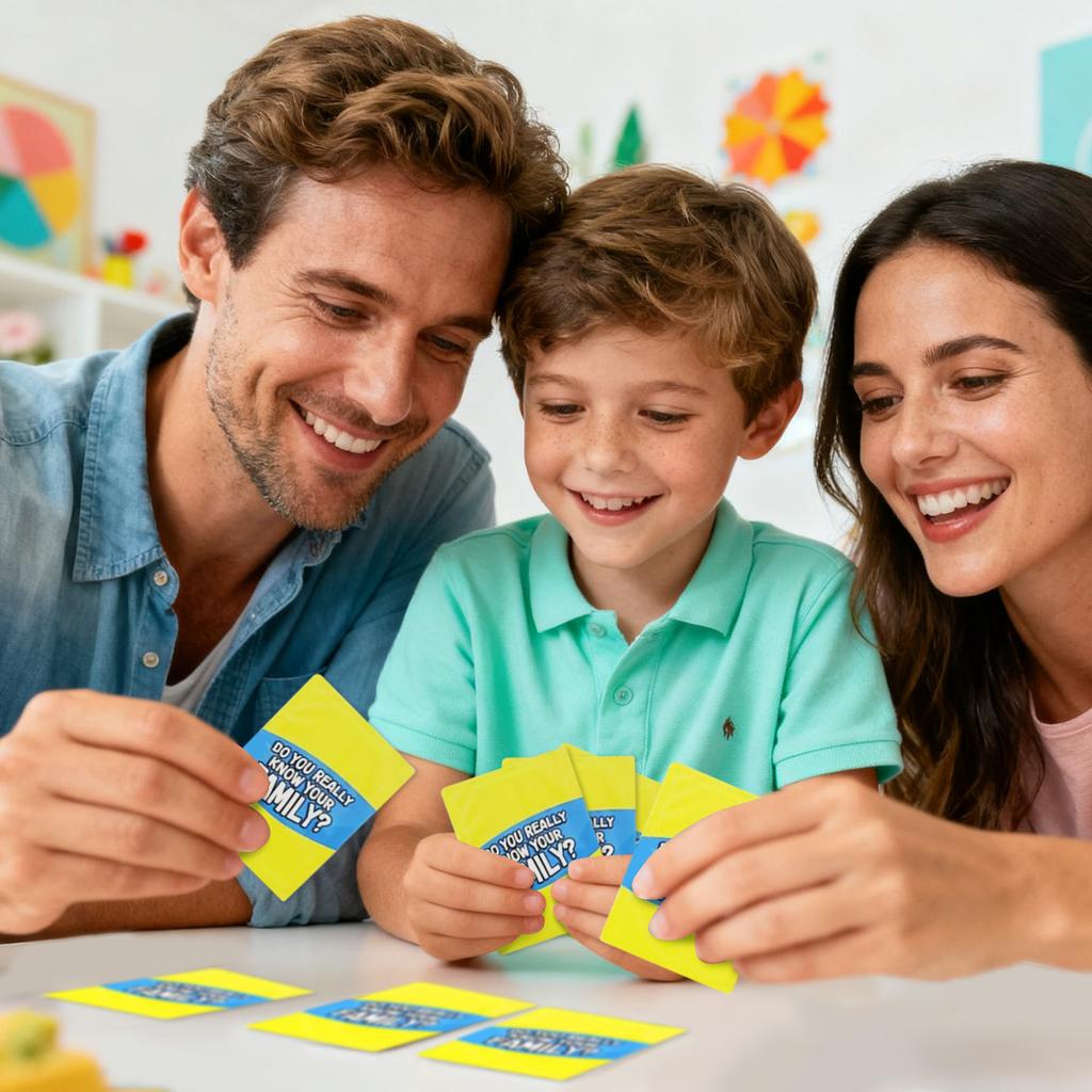 This Is A Fun Family Game Filled With Conversations And Challenges, Perfect For Children, Teens, And Adults.