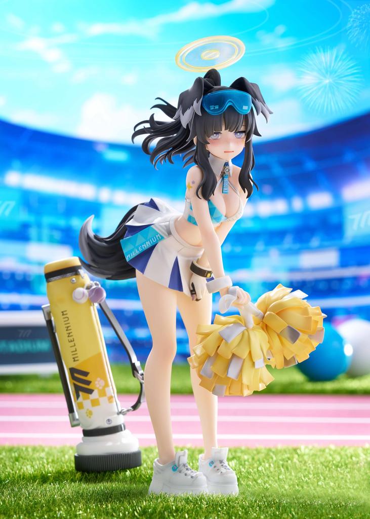 Golden Head Plus Blue Archive Hibiki Height 250mm scale painted finished figure made of ABS and acrylic (Cheer Squad) approx. (including pedestal) 1/7