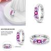 Neuer S925 Sterling Silber Ring für Frauen Ewige Liebe Tautropfen Stein Glow-in-The-Dark Firefly Ring Mode Engagement Hochzeit Schmuck