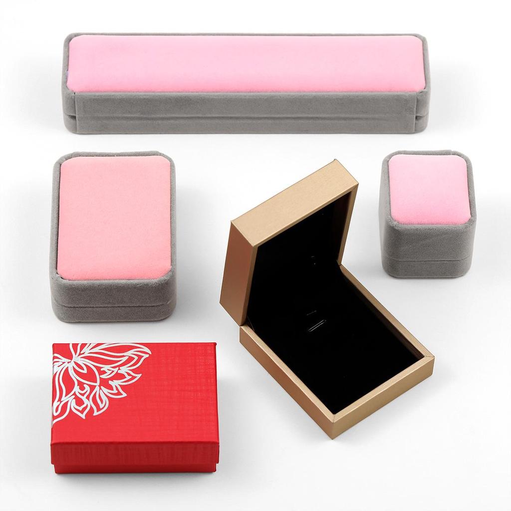 Caja de Regalo de Terciopelo Estilo Coreano para Pequeños Accesorios - Elegante Embalaje para Joyería para Cumpleaños