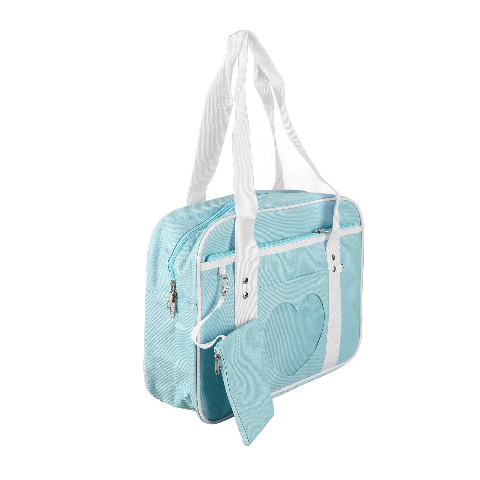 Large Capacity Travel Bag Stylish Cute Heart Design Wear Resistant Lightweight Luggage Bag for Travel Outdoor Camping