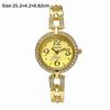Small Dial Women Watch Round Bracelet Ladies Wristwatch Luxury Diamond Inlaid Watch  Daily Use