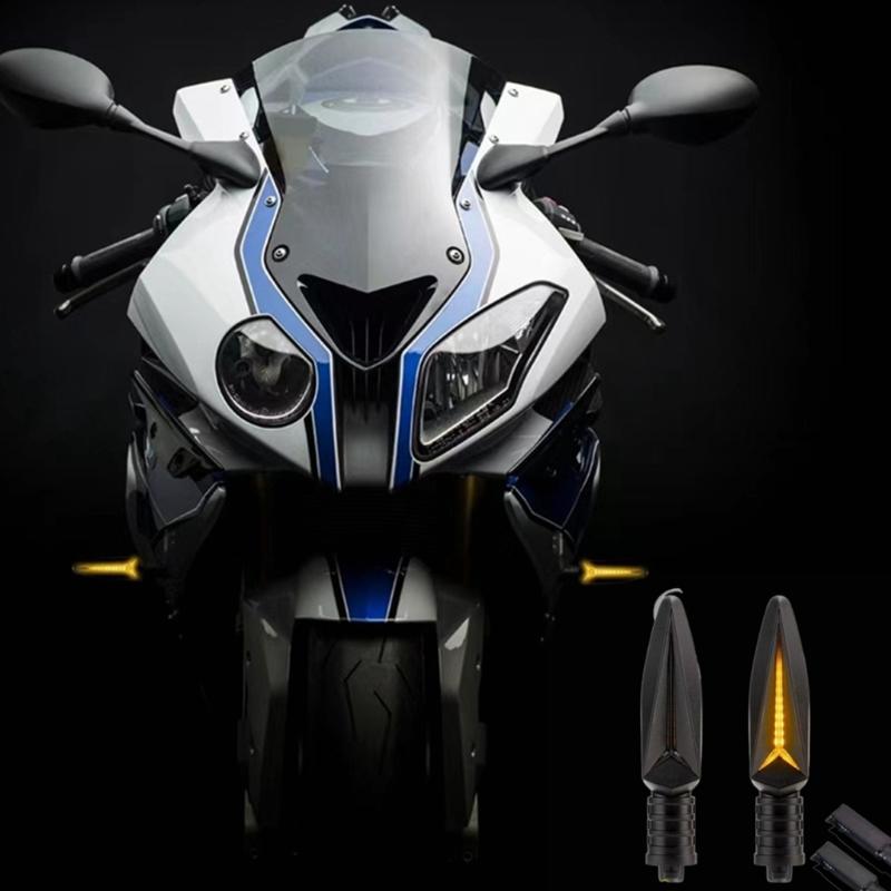 Motorcycles LED Lights Front Turn Signal/Blinker, Running Light Indicators for R1200 ADV K1300R R800GS ,1 Pair