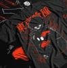 Unisex Horror Manga Creepy Girl T-Shirt, Dark Anime Gothic T-Shirt, Manga Gothic T-Shirt Inactive