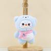 Chaveiro de Pelúcia Pinguim de Desenho Animado Adorável Coelho Urso Animal Brinquedo Ornamento