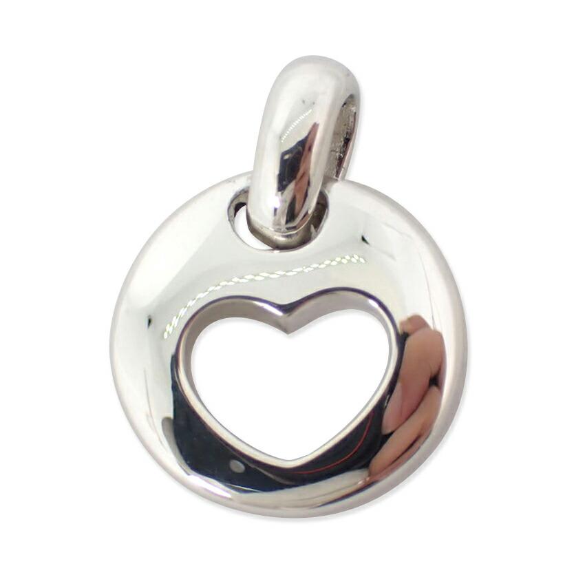 Used Tiffany SV925 Heart Pendant Top (j42-18)