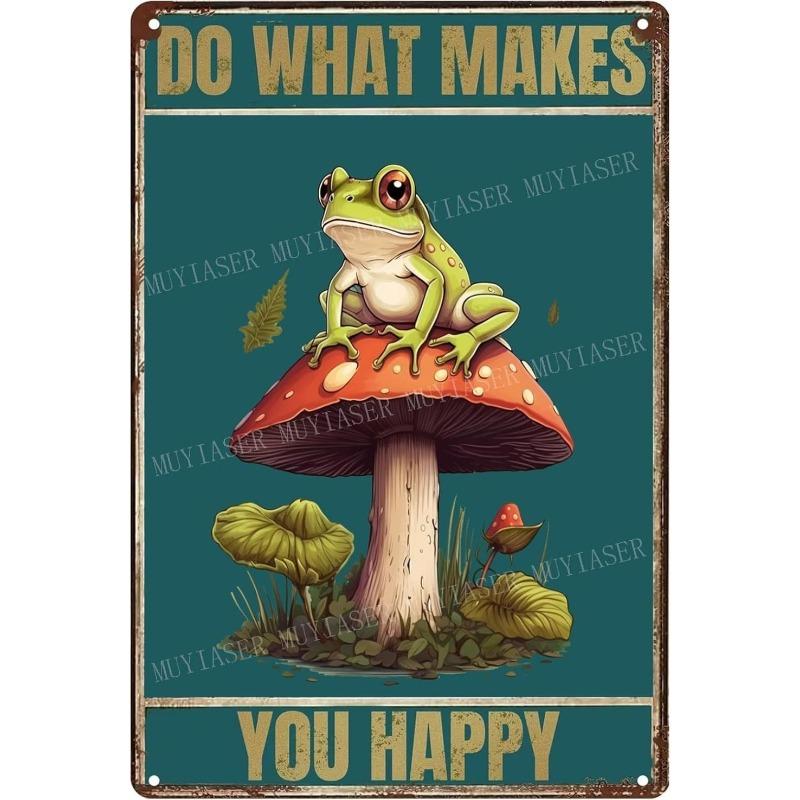 Vintage Cat Metal Plate, Rectangular Iron Wall Art Bar Decor