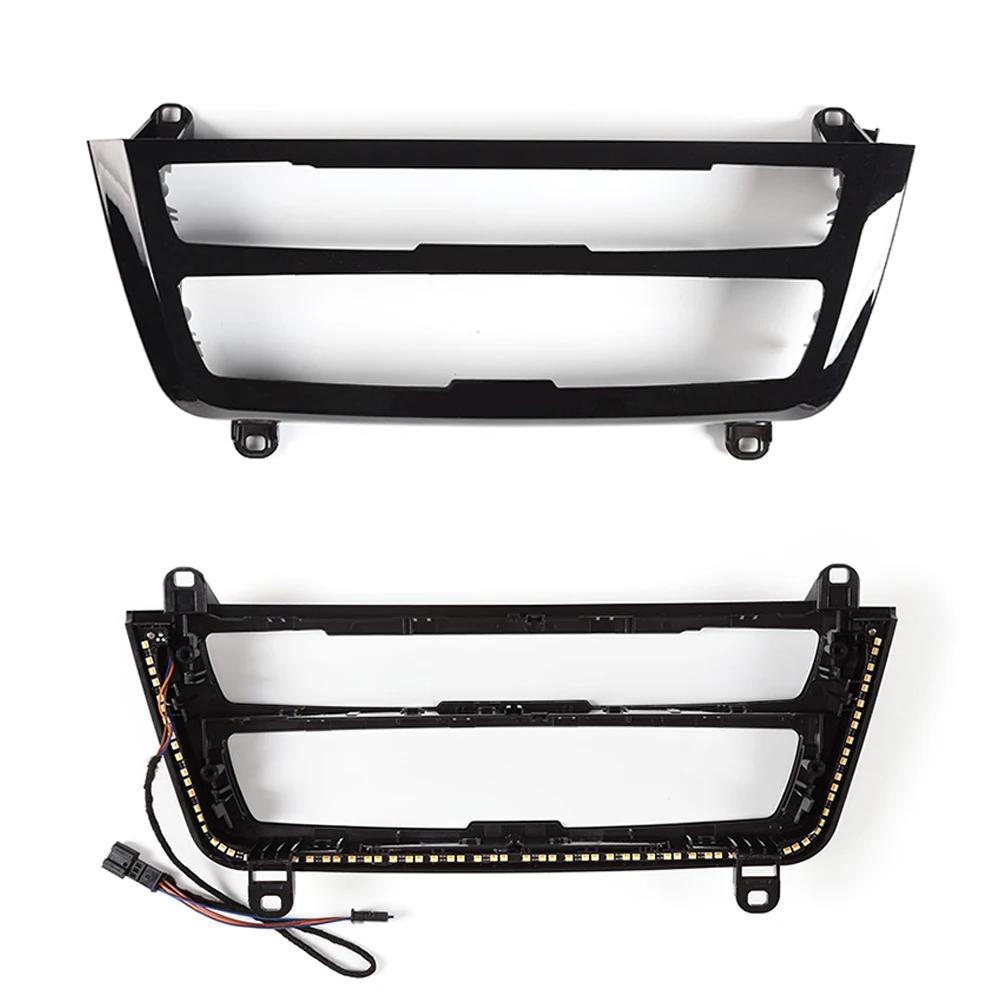 Radio Trim Led Dashboard Center Console AC Panel Light with Blue and Orange Color Atmosphere Light for BMW 3 & 4 Series F30 LCI