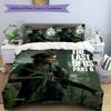 3pcs The Last of Us Bedding Set Duvet Cover Closure Includes 1 Duvet Cover & 2 Pillowcases, Soft and Comfortable for All Seasons.