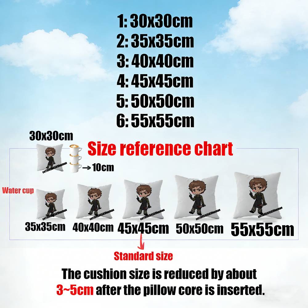 For D-Dexter M-Morgan Michael C Hall Throw Pillow Case Sham 45X45Cm 40X40Cm Square Car Pillowcase Pad Cushion Cover