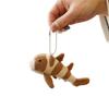 MofuMarine Plush Mascot with Keychain, Cute Sea Creature (Cat Shark, Brown)