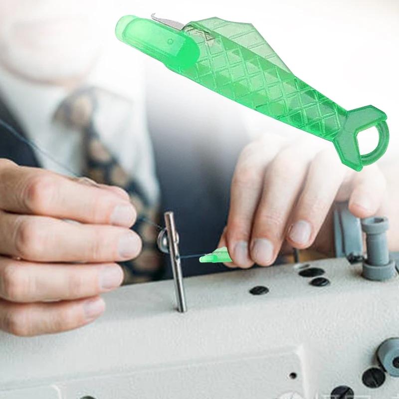 20pcs Fish Type Automatic Needle Threader DIY Tool Home Hand Sewing Machine Device Thread Auto Needle Cross Stitch Sewing Access