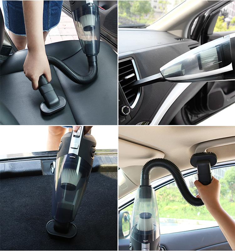 Portable Wireless Vacuum Cleaner for Home, Car, and Windows - Rechargeable with Strong Suction