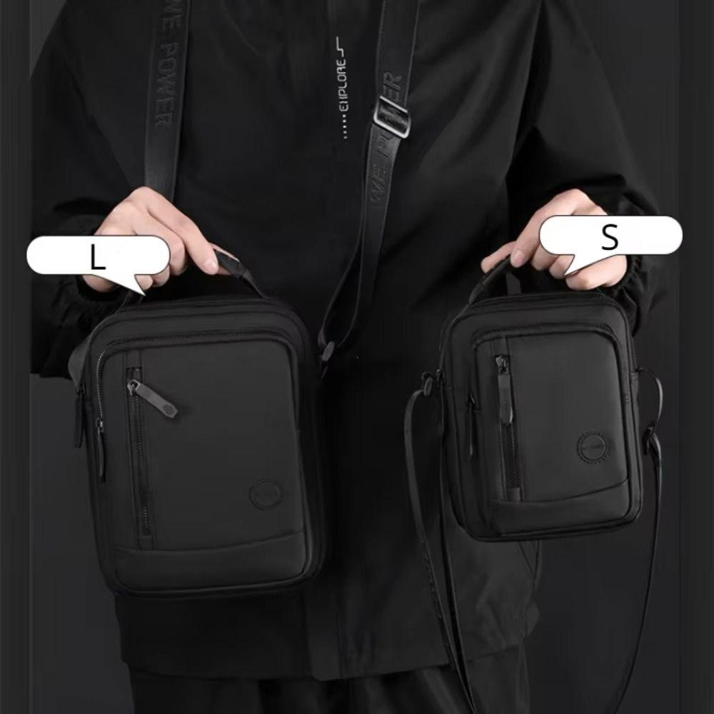 Nylon Fabric Man Messenger Bag Big Capacity Male Crossbody Bag Men's Shoulder Bag  Outdoor Travel
