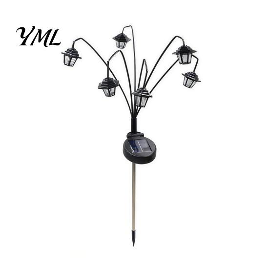 Solar Landscape Lighting for Walkway Halloween Garden Lights, Decorative Ghost Pumpkin Witch Hat String Festive Yard Lawn Decor IP54 Waterproof