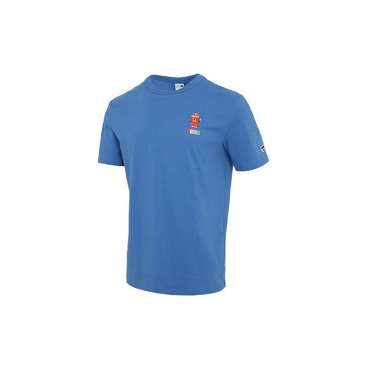 PUMA Downtown Graphic T-Shirt Blue Men s 531335-13 L