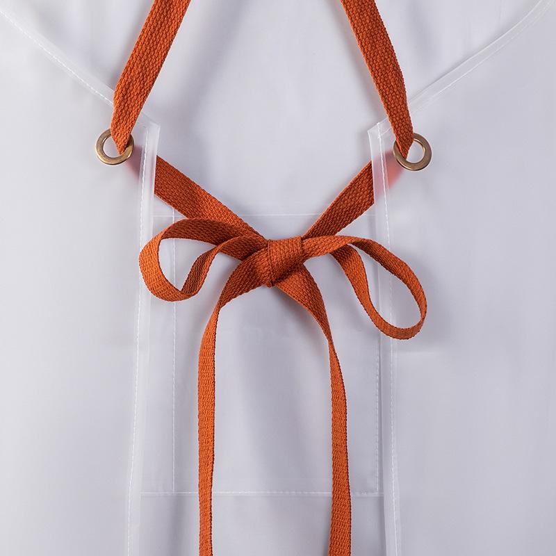 Transparent TPU Apron: Waterproof, Oil-proof, Wash-free, Ideal for Home, Aquatic Store, Pet Shop & Studio Workwear.