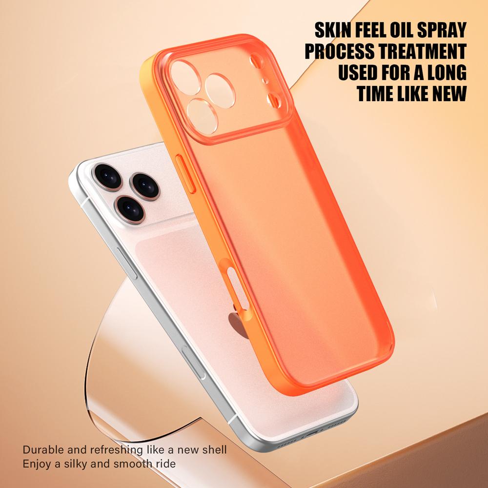 KEYSION Candy Color Matte Transparent Phone Case for iPhone 17 Pro Max Silicone+PC Shockproof Back Cover for iPhone 17 Pro 2025