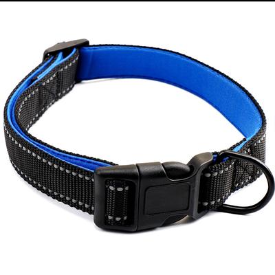 Hunde Zubehör Nylon Reflektierend Tauchstoff Hundehalsband Haustier Halsband