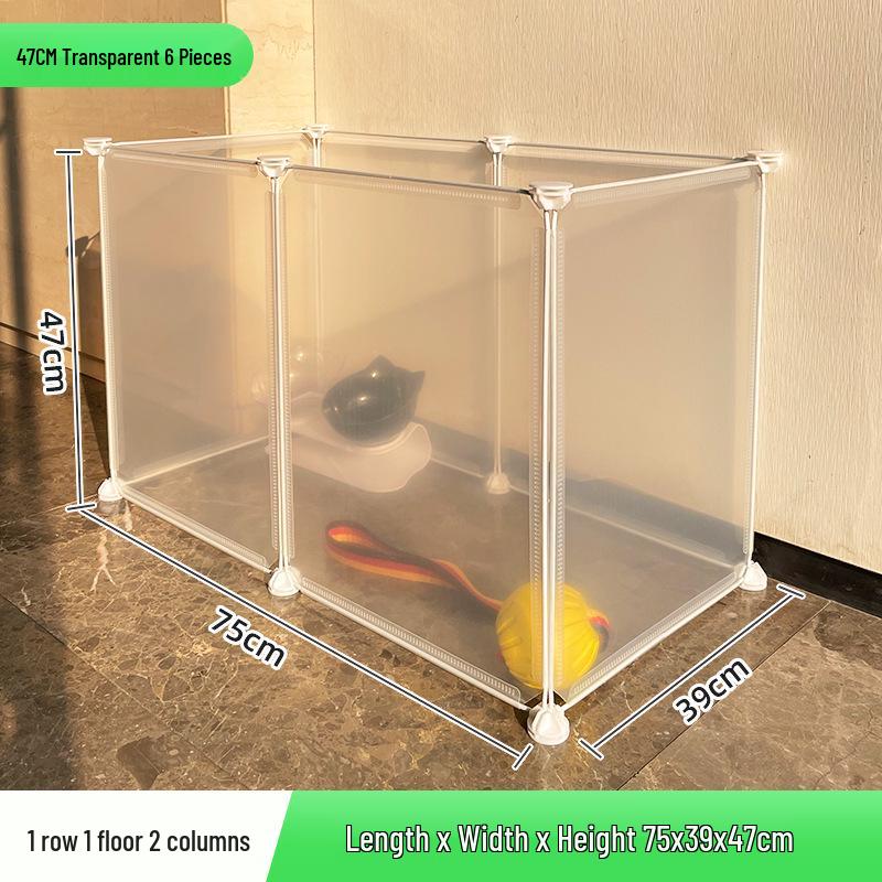 Portable Pet Fence: DIY Indoor/Outdoor, Free-Combining Small Animal Yard Cage.