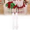 Durable White Plastic Fence For Christmas Tree Decoration And Garden Holiday Display