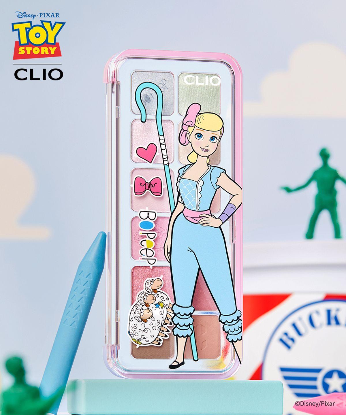 [Toy Story Collaboration] Clio Pro Eye Palette Air Special Set #19 (Main Product + Mesh Pouch) No. 19 Bo Peep Finds Freedom