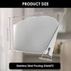 Stainless Steel Pouring Guard Leak Proof Side Wing Splatter Guard Easy To Clean Pouring Chute Accessory Easy To Use for Kitchen