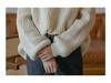 Women's Thick Knit High Neck Retro Sweater for Autumn and Winter.