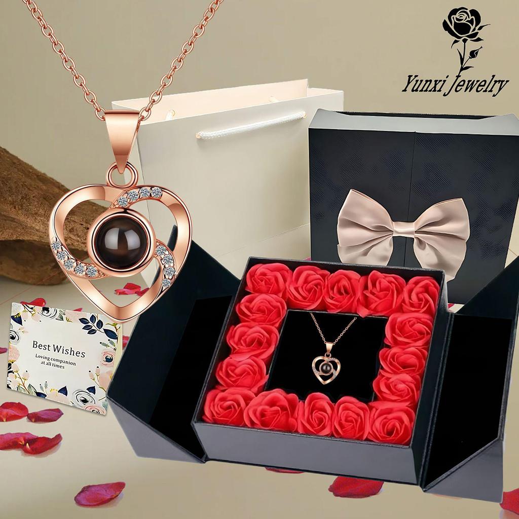 Heißverkaufendes Schmuckset: 100 Sprachen Projektionskette & Armband - Stilvolles & Vielseitiges Geschenk