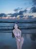 Women's High-End Two-Piece Bikini - Pure Desire Sexy Style for Photoshoots & Hot Springs