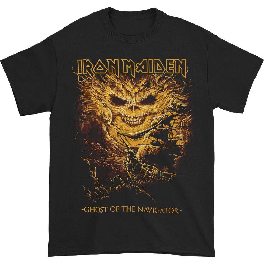 

Черная футболка унисекс Iron Maiden Ghost Of The Navigator