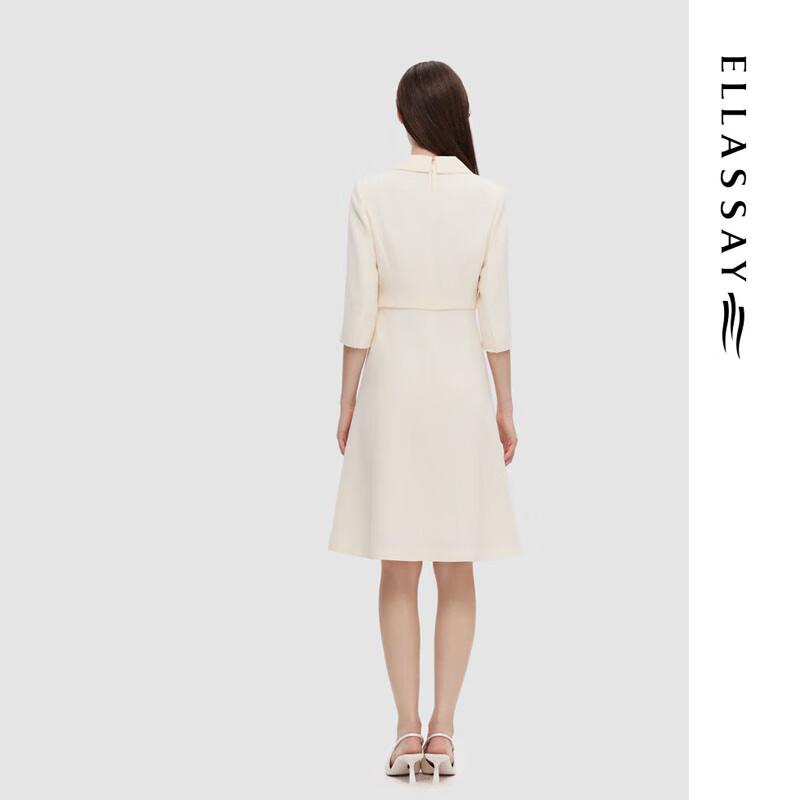 ELLASSAY Women's Spring/Summer Commuter Lapel Blazer Dress