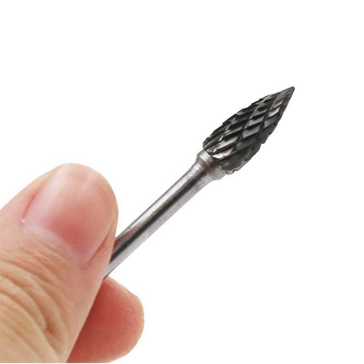 3*6mm Metal Drawing Tungsten Carbide Milling Cutter Rotary Tool Burr CNC Engraving Abrasive Tools Metalworking Milling Polishing