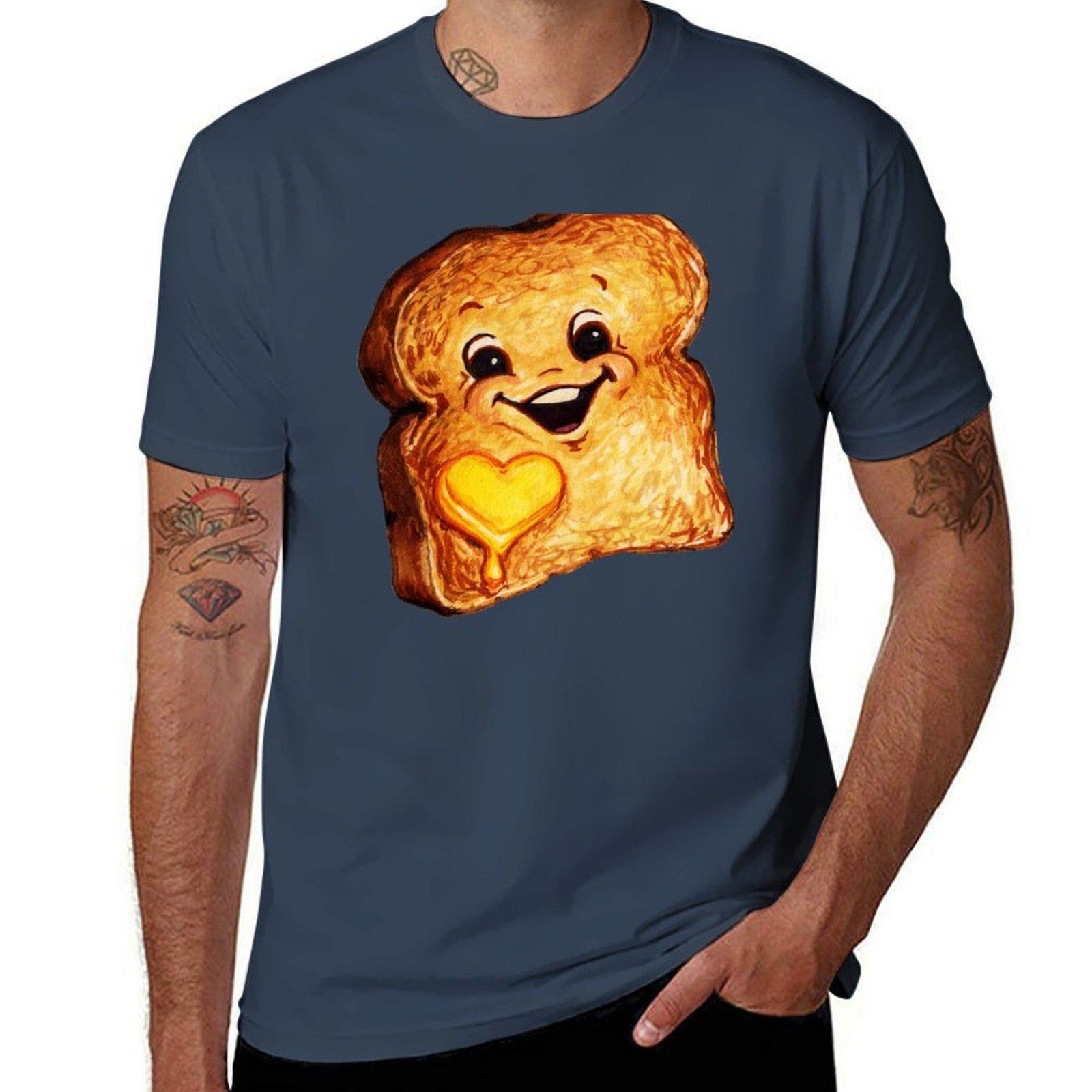 Toast Tshirt Soft Cotton Print Tshirt S