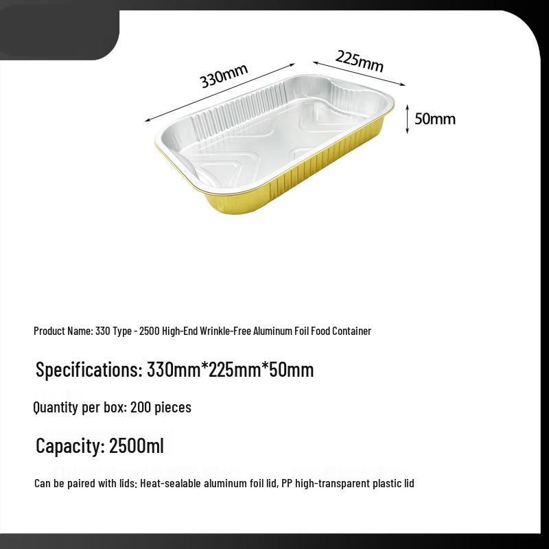 Aluminum Foil Meal Prep Containers