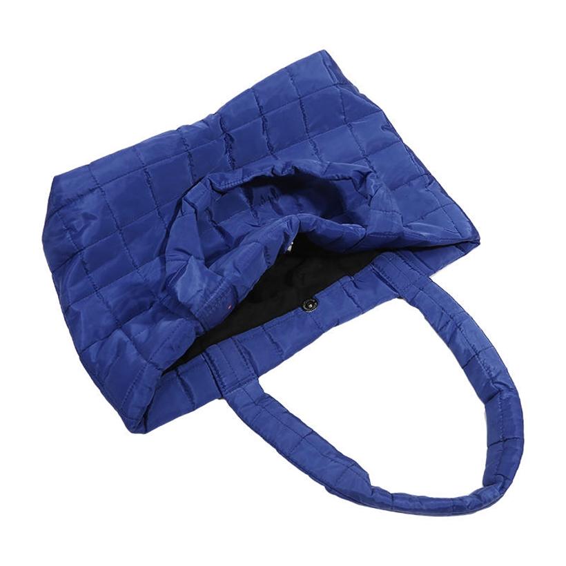 Minimalist Quilted Puffy Tote Bag Large Capacity Crossbody Bag Trendy Padded Shoulder Bag for Women Handbag for Daily Commute
