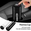 Car Logo Thermos Leakproof Cup Portable Bottle Auto Accessories For Kia Sportage Ceed Picanto Rio Niro Morning K7 K5 K8 XCeed K9