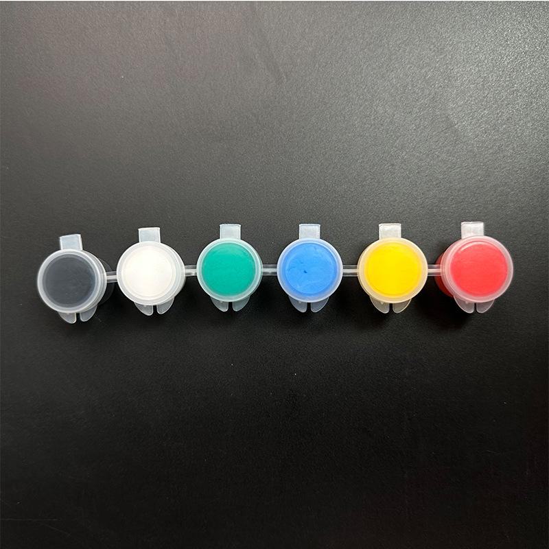 12-Color Acrylic Paint Set for Kids - Ideal for Kindergarten Art, Graffiti, DIY Crafting, and Plaster Painting