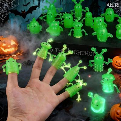 Doigts de Monstre Lumineux pour Halloween - Jouets Créatifs & Mignons de Décompression